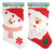 45cm Felt Santa and Snowman Stocking  (Assorted) - Discontinued