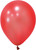 Red Metallic Latex Balloon - 12 inch (Pk 100)