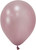 Rose Pink Metallic Latex Balloon - 12 inch (Pk 100)
