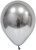Silver Chrome Latex Balloon - 12 inch (Pk 50)