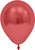 Red Chrome Round Shape Latex Balloon - 6 inch (Pk 50)