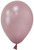 Rose Pink Metallic Round Shape Latex Balloon - 5 inch (Pk 100)