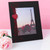 Glass Photo Frame with Red Heart  5 inch x 7 inch 