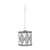 Silver Drum Hanging Decoration (6cm)