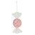 Pink Flat Candy Hanging Decoration (18cm)
