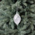 White Glass Frozen Finial (17cm) 