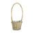 Grey Wash Split Willow Basket with Handle (16cm Dia)