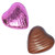 Pink Foil Chocolate Hearts (1kg)