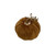 Brown Velvet Pumpkin (9.5cm)