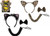 Halloween Feline Dress Up Set (Assorted) Halloween Feline Dress Up Set (Assorted)