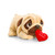 Pugsley With Heart (18cm) Pugsley With Heart (18cm)