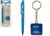 Blue Best Dad Ever Pen and Keyring Set