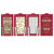 Merry Christmas MYO Cracker Kit (Pack of 6) (Assorted Designs)