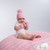 Pink Cable Knit Pom Pom Hat (NB-12m)