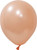 Metallic Rose Gold Latex Balloons - 10 inch (Pack of 100)