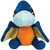 Suki - Small Blue & Orange Pterodactyl Dinosaur