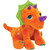 Suki - Small Green Triceratops Dinosaur