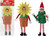 Sunflower and Watering Can Elf Outfit (Assorted Designs)