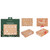 Pack of 2 Christmas Kraft Gift Boxes with Ribbon Tie (2 Designs)