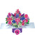 3D Pop Up Card by Second Nature - Lily Bouquet