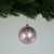 Crackle Pink Baubles (10cm)