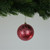 Crackle Red Baubles (10cm) 