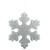 Silver Glitter Snowflake Hanging Decoration (36cm)