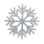 Silver Snowflake Hanging Decoration (45cm)