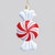 Red & White Candy Cane Sweet Hanging Decoration (13cm)