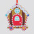 Biscuit Brown Gingerbread House Hanging Decoration (10cm)