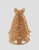 Copper Glitter 3D Bell Decoration (10cm)