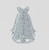 Silver Glitter 3D Bell Decoration (10cm)
