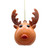 Jolly Reindeer Face Hanging Ornament (11cm)
