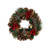 Natural Cones, Lotus & Red Flower Wreath (30cm)