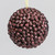 Brown Beaded Bobbly Bauble Decoration (10cm)