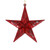 Red Diamond Star Hanging Ornament (14cm)