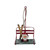 Santa on a Ski Lift Hanging Decoration (15cm)