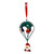 Santa with Parachute Hanging Decoration (16cm)
