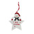 Merry Christmas Star with Snowman Hanging Decoration (15cm)