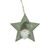 Felt Star Hanger with Gnome Face (11.5cm)