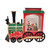 Green & Red Santa Train Snow Globe (24cm)