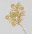 Gold Peacock Twirly Festive Fern Spray (68cm)
