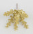 Champagne Glitter Festive Eucalyptus Pick