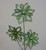 Green Glitter Poinsettia Pick (36cm)