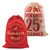 Plush Xmas Hessian Style Printed Sack (Assorted)