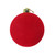 Scarlett Red Velvet Bauble (25cm)