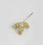 Gold Glitter Twirly Twisted Pick