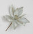 Silver & Gold Velvet Glittery Poinsettia Pick (28cm)
