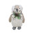 Grey Textured Standing Penguin with Earmuffs (21cm)