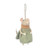 Felted Mouse with Long Dress Hanging Decoration (13cm)